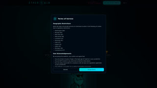 Screenshot of ethwin.ai