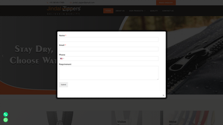 Thumbnail of jindalzippers.com
