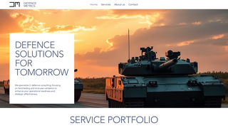 Thumbnail of defencemetrics.com