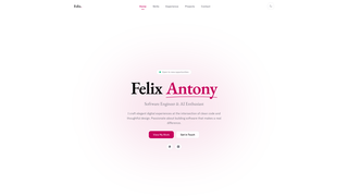 Screenshot of felix-antony.com