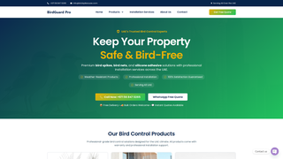 Thumbnail of birdspikesuae.com