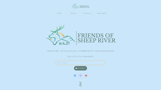 Screenshot of friendsofsheepriver.org