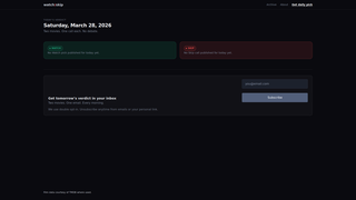 Screenshot of watchskip.com
