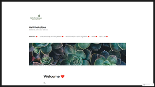 Thumbnail of hewhoabides.com
