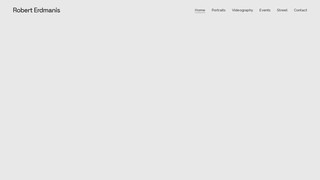 Screenshot of roberterdmanis.com