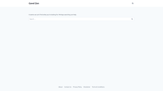 Thumbnail of gavelzen.com
