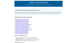 Thumbnail of braeburnthermostatmanual.com