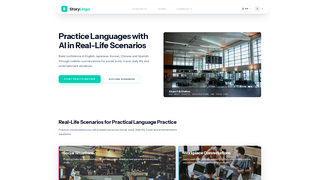 Screenshot of storylingo.org