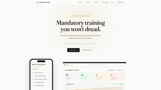 Screenshot of mandatelearning.com