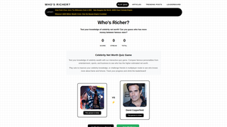 Thumbnail of celebrityricher.com