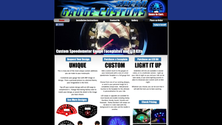 Screenshot of speedgaugecustoms.net