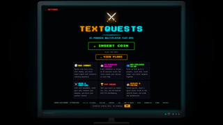 Screenshot of textquests.io