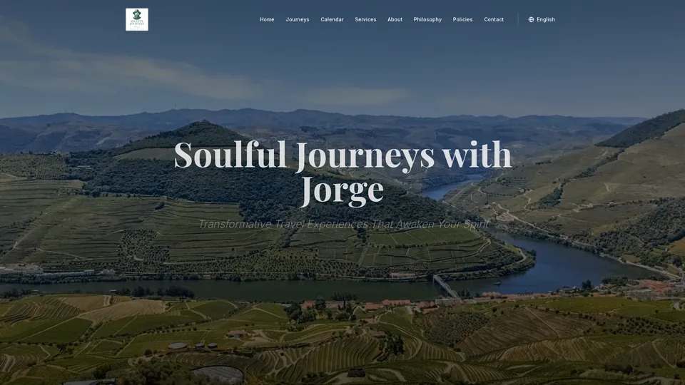 Screenshot of soulfuljourneyswithjorge.com