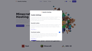 Thumbnail of quantix-hosting.com