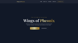 Screenshot of wingsofpheonix.com