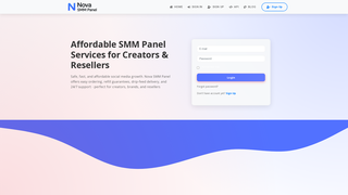 Thumbnail of novasmmpanel.com