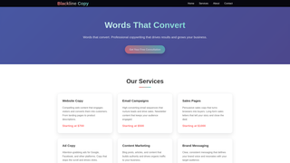Thumbnail of blacklinecopywriting.com