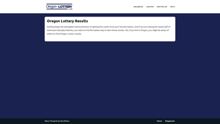 Thumbnail of oregonnlottery.com