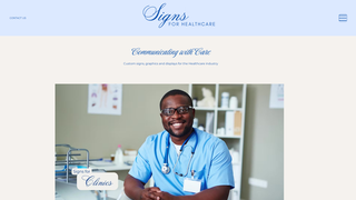 Thumbnail of signsforhealthcare.com