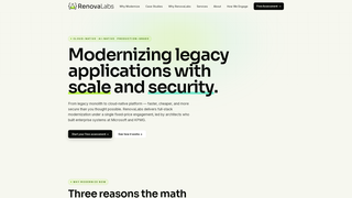 Screenshot of renovalabs.ai