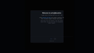 Screenshot of echolocationgame.com