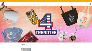 Screenshot of 4trendtee.com