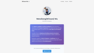 Thumbnail of winsonwu.com