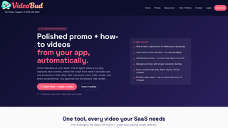 Screenshot of videobud.io