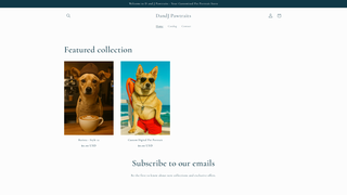 Thumbnail of dandjpawtraits.com
