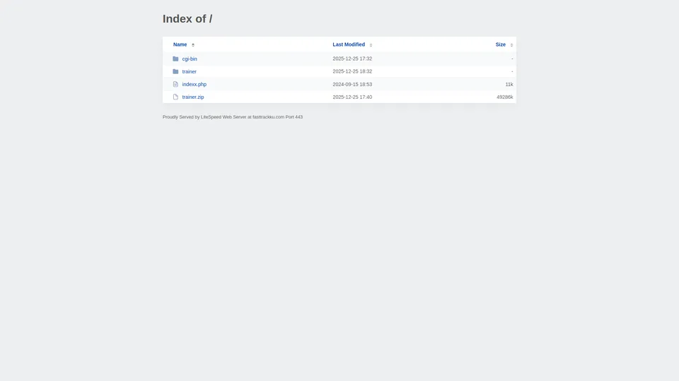 Screenshot of fasttrackku.com