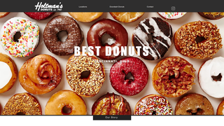 Screenshot of holtmansdounuts.com