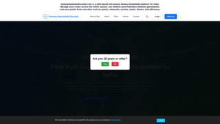 Thumbnail of fantasybasketballrounds.com