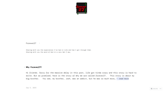 Thumbnail of forever27.net