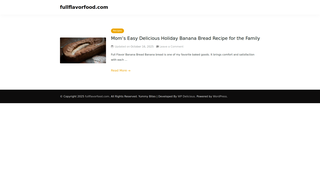 Thumbnail of fullflavorfood.com