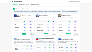 Thumbnail of predictionhunt.com