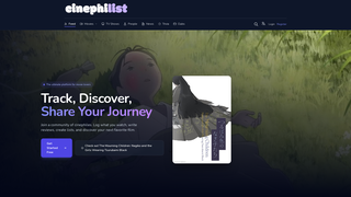 Screenshot of cinephilist.com