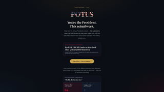 Screenshot of playpotus.com