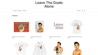 Thumbnail of leavethegoatsalone.com