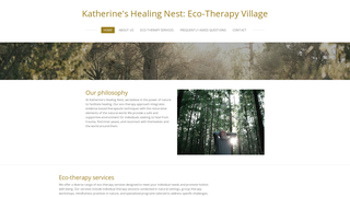 Screenshot of katherines-healing-nest.org