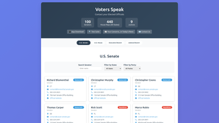 Thumbnail of votersspeak.com