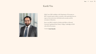 Thumbnail of kartikvira.com