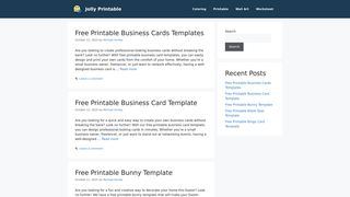 Thumbnail of jollyprintable.com