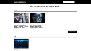 Thumbnail of animedecoded.com