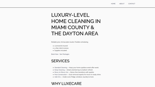 Thumbnail of luxecareclean.com