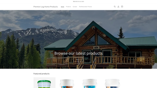 Thumbnail of premierloghomeproducts.com