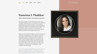 Screenshot of namratajthakkar.com