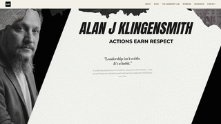 Screenshot of ajklingensmith.com