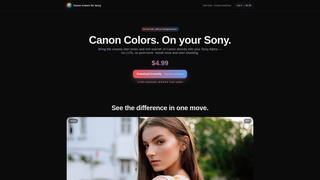 Thumbnail of canoncolorsforsony.com