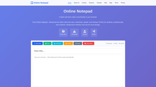 Thumbnail of anotepadonline.com