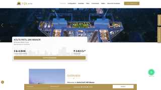 Thumbnail of koltepatil-24k-manor.com